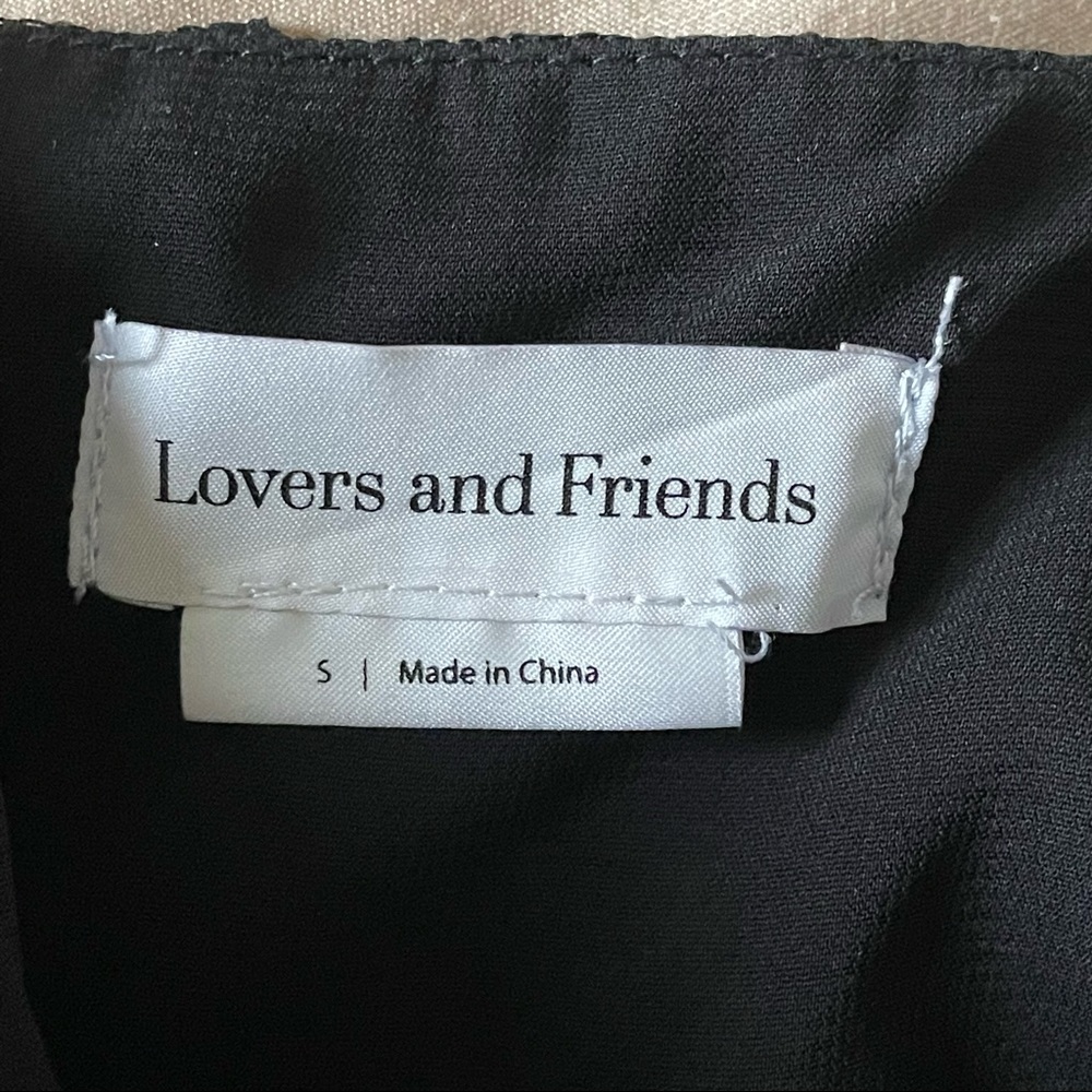 Lovers + Friends Moda Mini Dress Ruched Shoulder Bows Cocktails Party LBD - Picture 7 of 12
